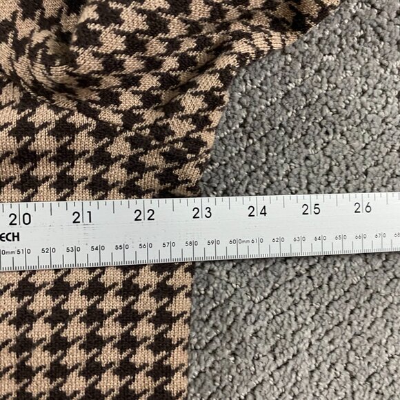 Talbots Brown and Tan Houndstooth Cardigan - Picture 6 of 10